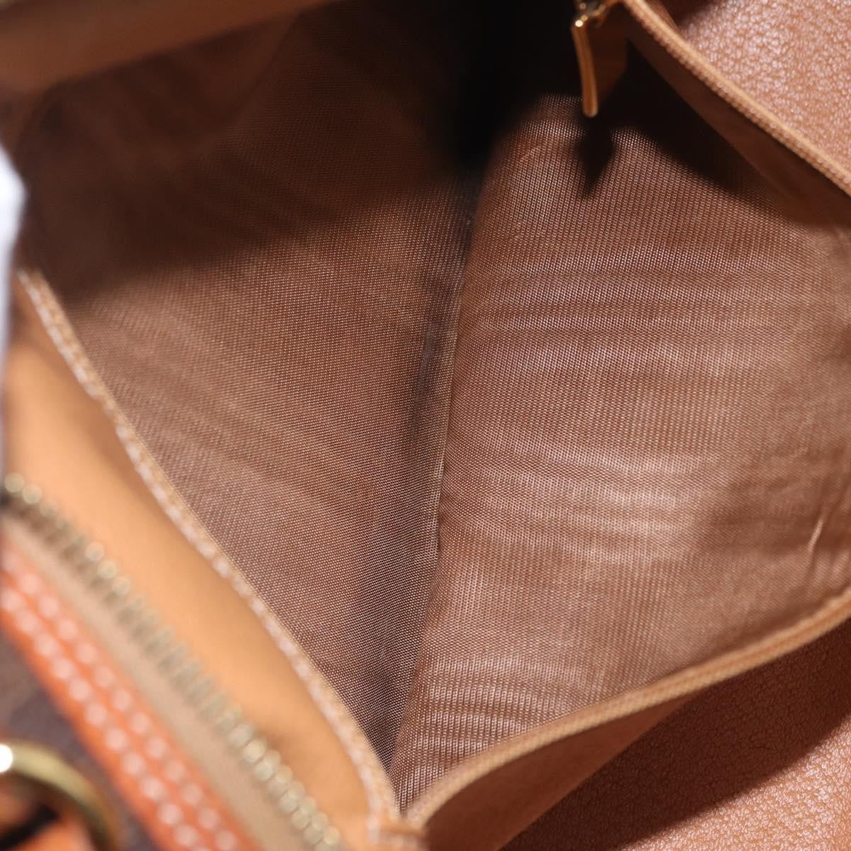 Celine Vintage Handbag Toile Céline, Brown, Canvas, Handbag