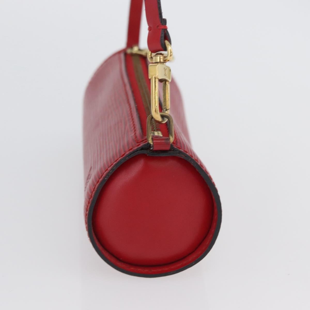 Louis Vuitton Soufflot Pochette Epi Leather, Red, Leather, Clutch