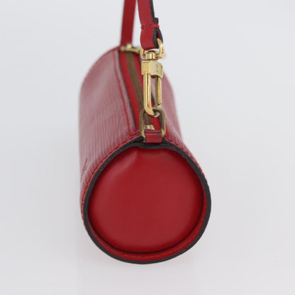Louis Vuitton Soufflot Pochette Epi Leather, Red, Leather, Clutch