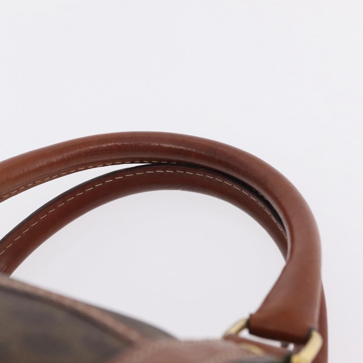 Celine Macadam Macadam with leather, Brown, Canvas, Tote Bag