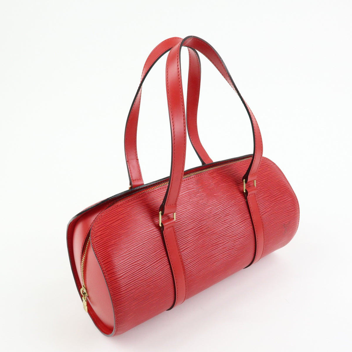 Louis Vuitton Soufflot Epi Leather, Red, Leather, Tote Bag