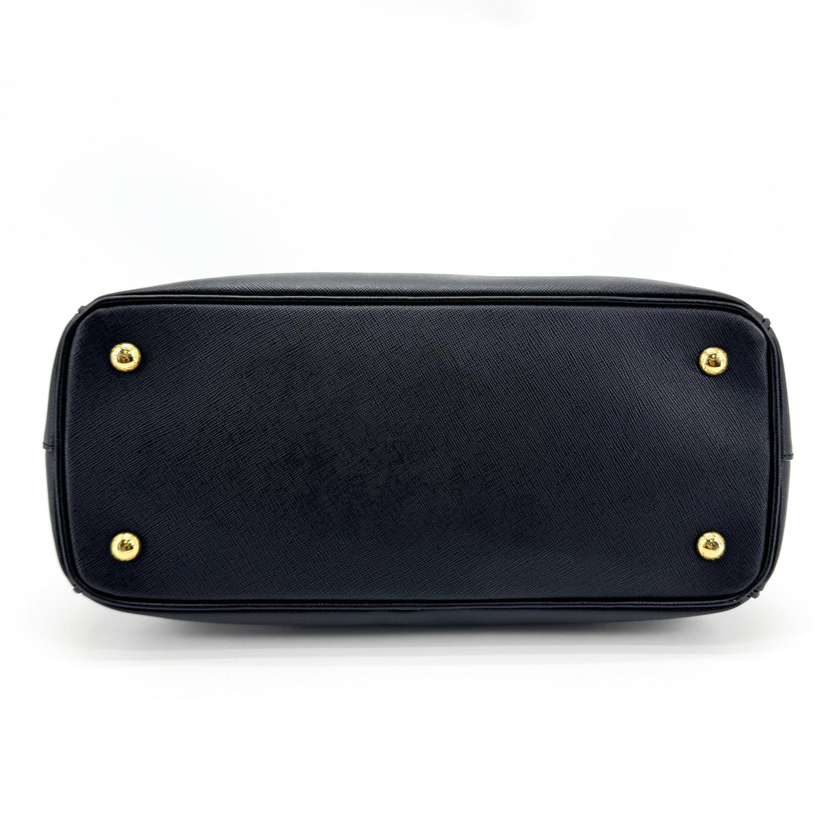 Prada Galleria  Strap Leather, Black, Leather, Handbag