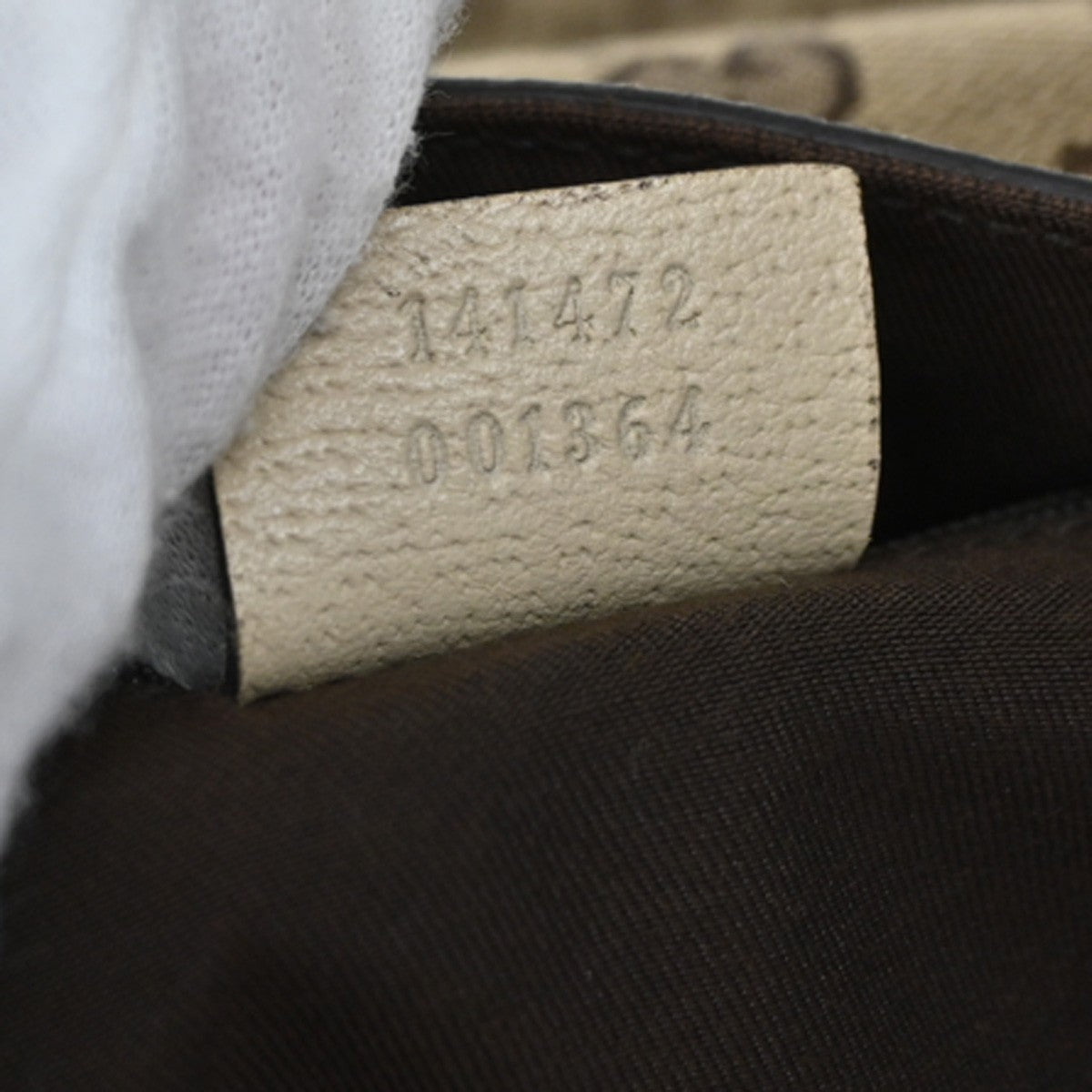 Gucci Abbey D- GG Canvas with Leather, Brown, Canvas, Tote Bag
