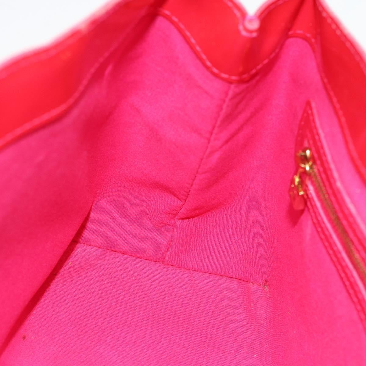 Louis Vuitton Wilshire Monogram Vernis, Pink, Patent Leather, Handbag
