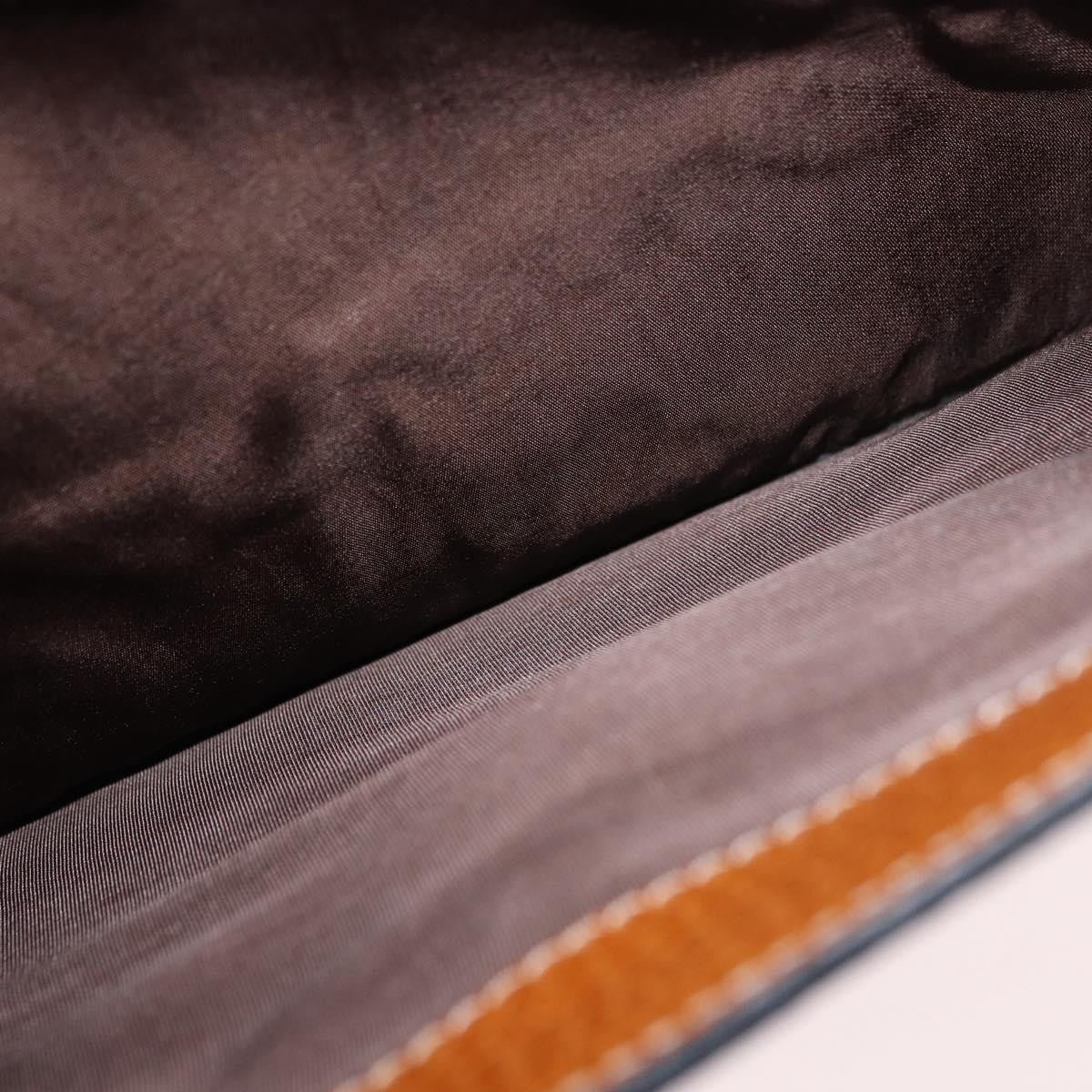 Loewe Anagram Business Leather, Brown, Leather, Briefcase