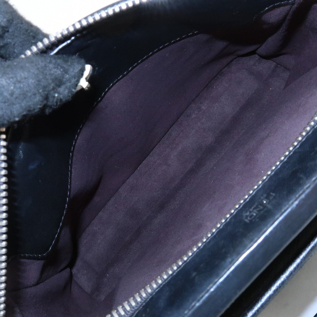 Fendi DotCom Click Quilted Leather, Black, Leather, Shoulder Bag