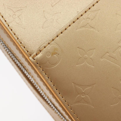 Louis Vuitton Mat Malden Monogram Vernis, Beige, Canvas, Handbag