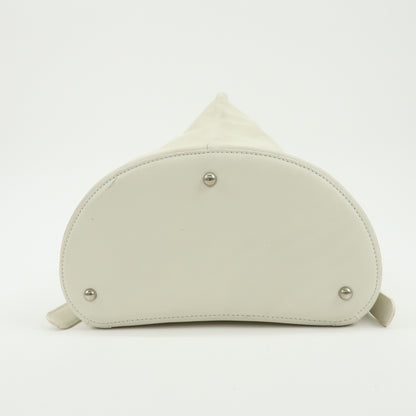 Loewe Anton Sling Leather, White, Leather, Handbag
