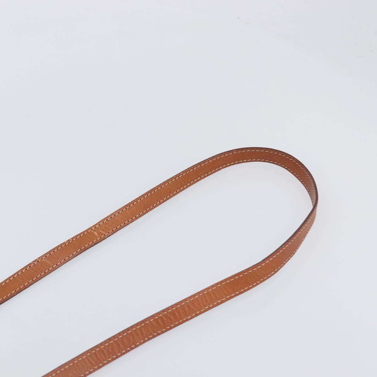 Celine Vintage Macadam Canvas, Beige, PVC, Shoulder Bag