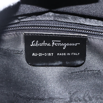 Salvatore Ferragamo Vintage Nylon, Black, Nylon, Shoulder Bag