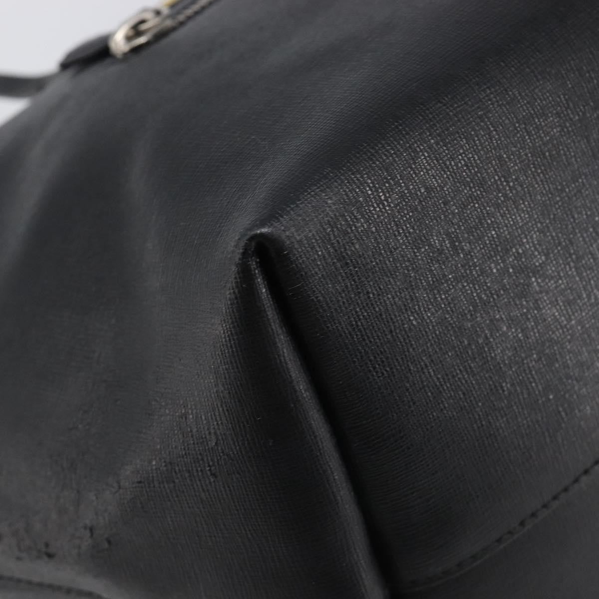 Fendi Monster Roll Leather, Black, Leather, Tote Bag
