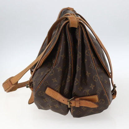 Louis Vuitton Saumur Monogram Canvas, Brown, Canvas, Shoulder Bag