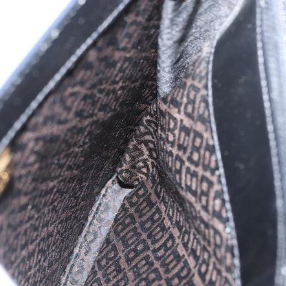 Bally Vintage Leather, Black, Leather, Shoulder Bag