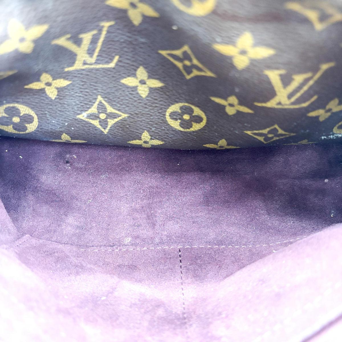 Louis Vuitton Montaigne Monogram Canvas, Brown, Canvas, Handbag