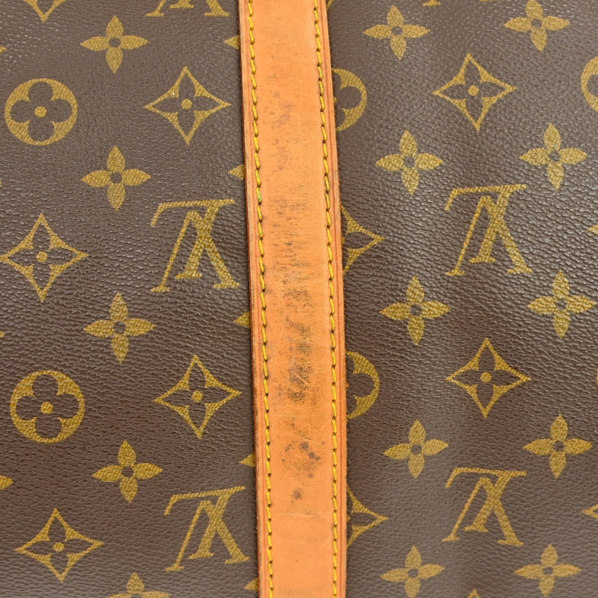 Louis Vuitton Keepall Monogram, Brown, Canvas, Travel Bag