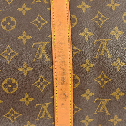 Louis Vuitton Keepall Monogram, Brown, Canvas, Travel Bag