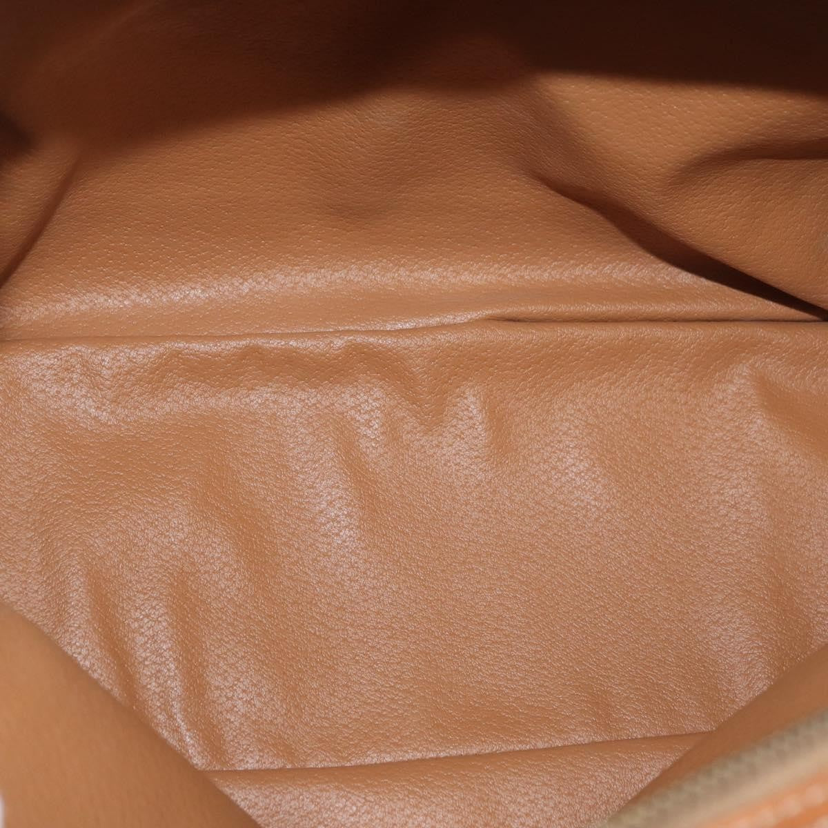 Celine Backpack Leather, Brown, Canvas, Backpack