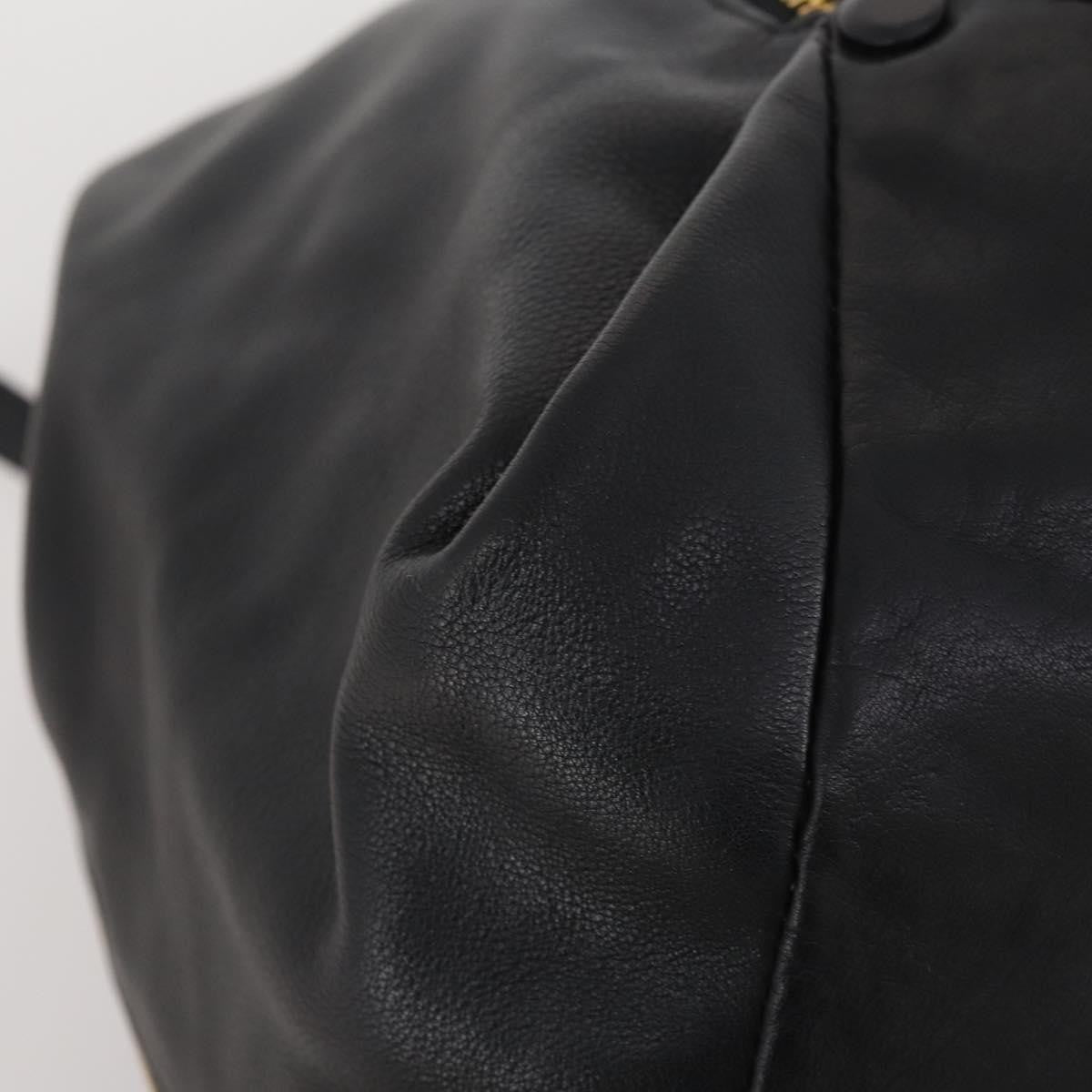 Versace Vintage Leather, Black, Leather, Shoulder Bag