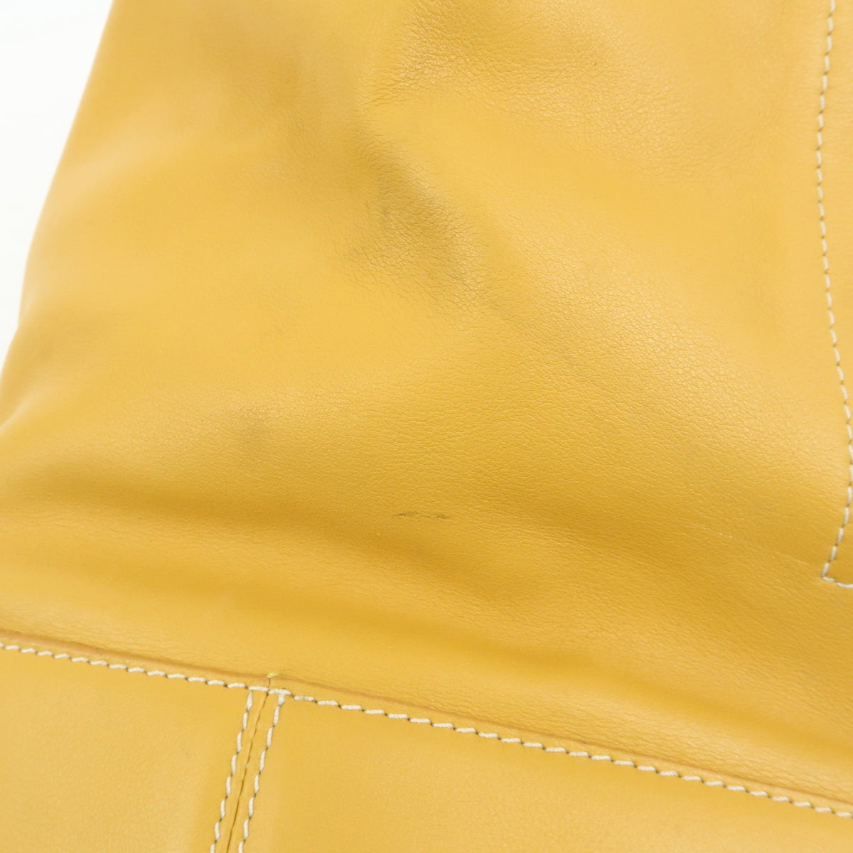 Loewe Anton Leather, Yellow, Leather, Backpack