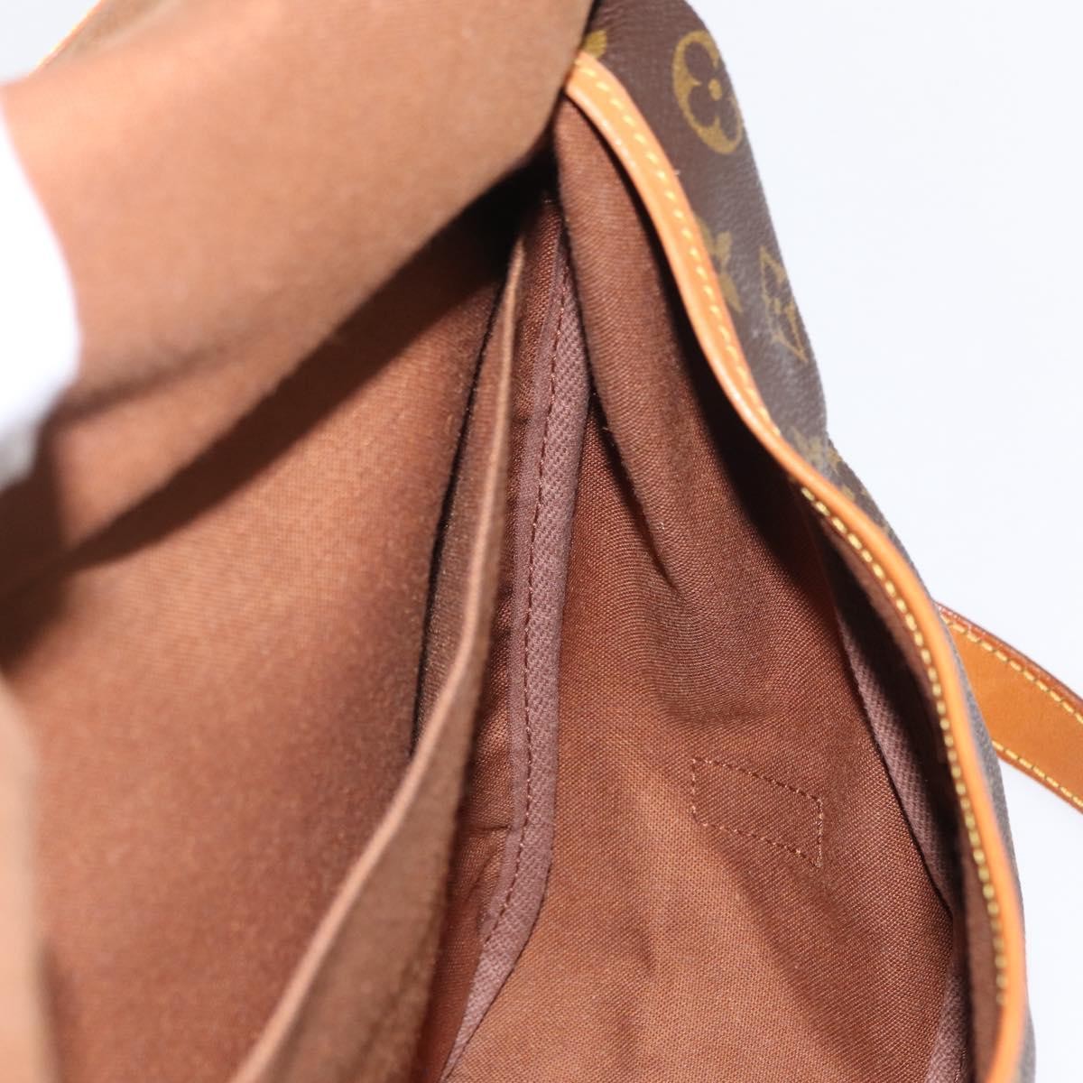 Louis Vuitton Saumur Monogram Canvas, Brown, Canvas, Shoulder Bag