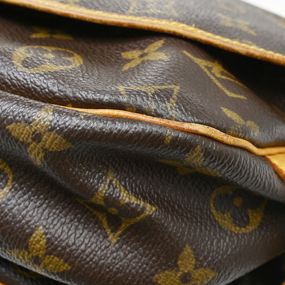 Louis Vuitton Saumur Monogram, Brown, Canvas, Shoulder Bag