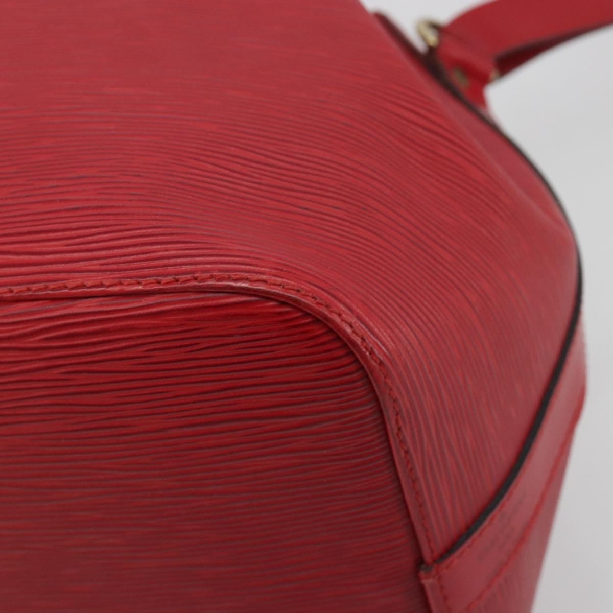 Louis Vuitton Petit Noe Epi Leather, Red, Leather, Shoulder Bag