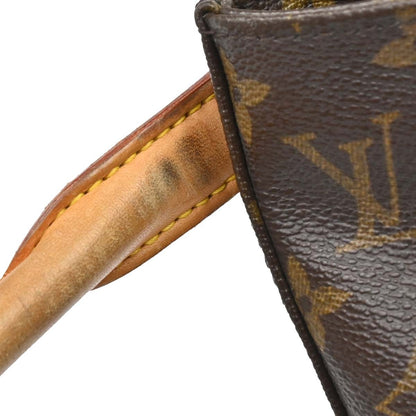 Louis Vuitton Looping Monogram Canvas, Brown, Canvas, Handbag
