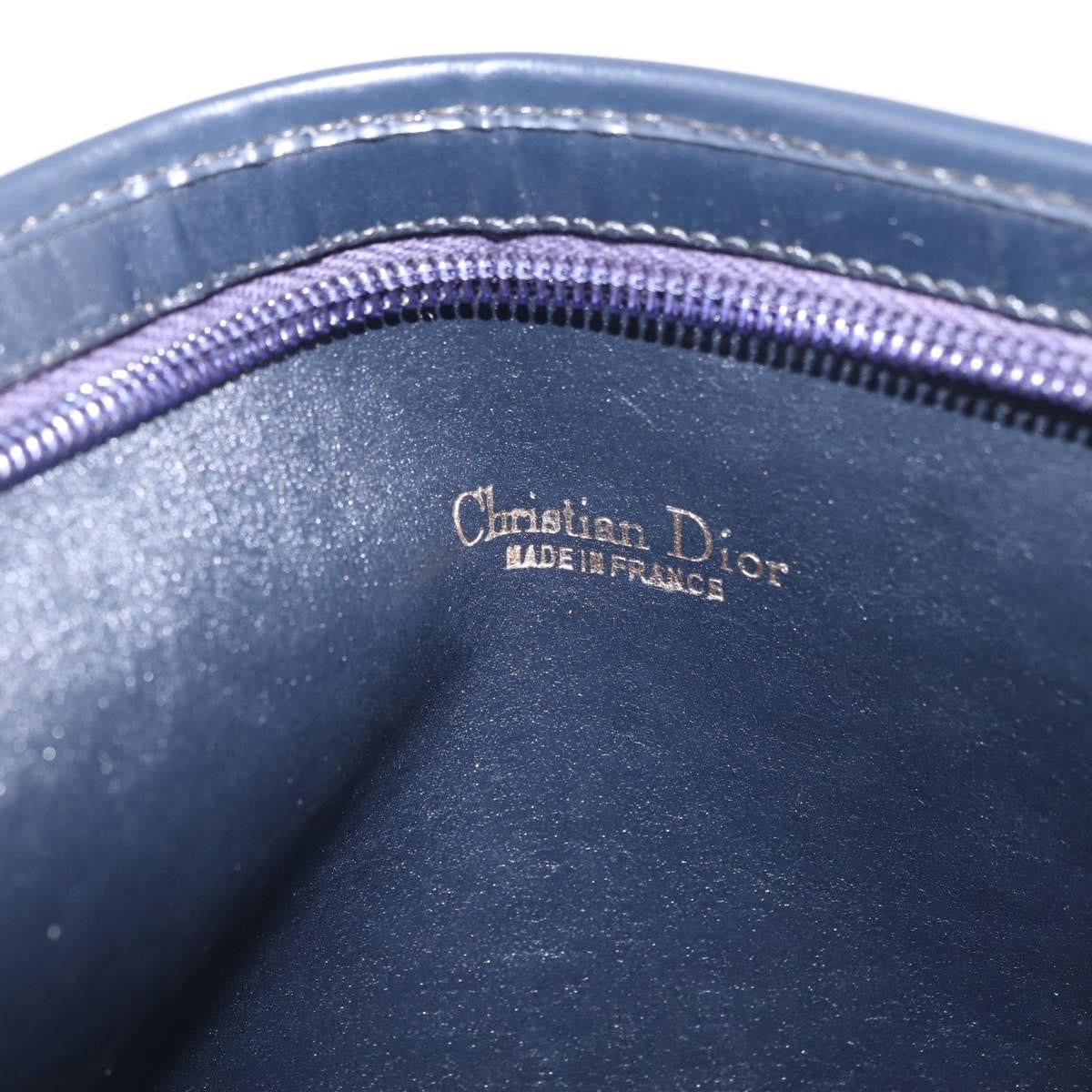 Christian Dior Trotter shoulder Canvas, Navy, Canvas, Handbag