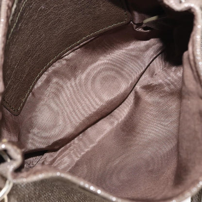 Chloe Lily Canvas, Silver, Canvas, Handbag