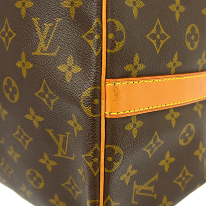 Louis Vuitton Keepall Bandoulière Monogram, Brown, Canvas, Travel Bag