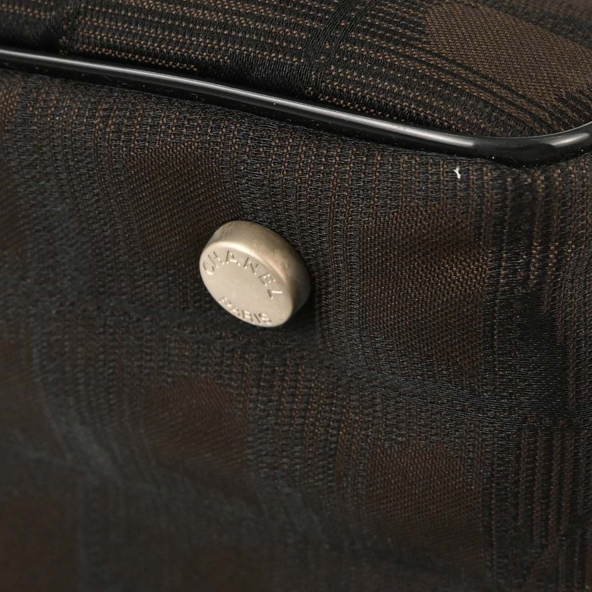 Chanel Travel Line Nylon, Brown, Nylon, Tote Bag