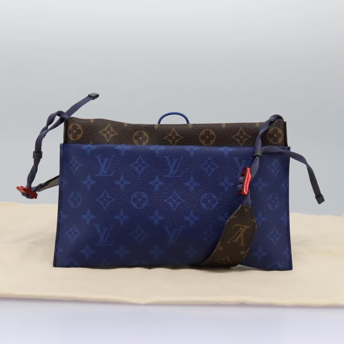 Louis Vuitton Outdoor Limited Edition Monogram Pacific Canvas, Blue, Canvas, Shoulder Bag
