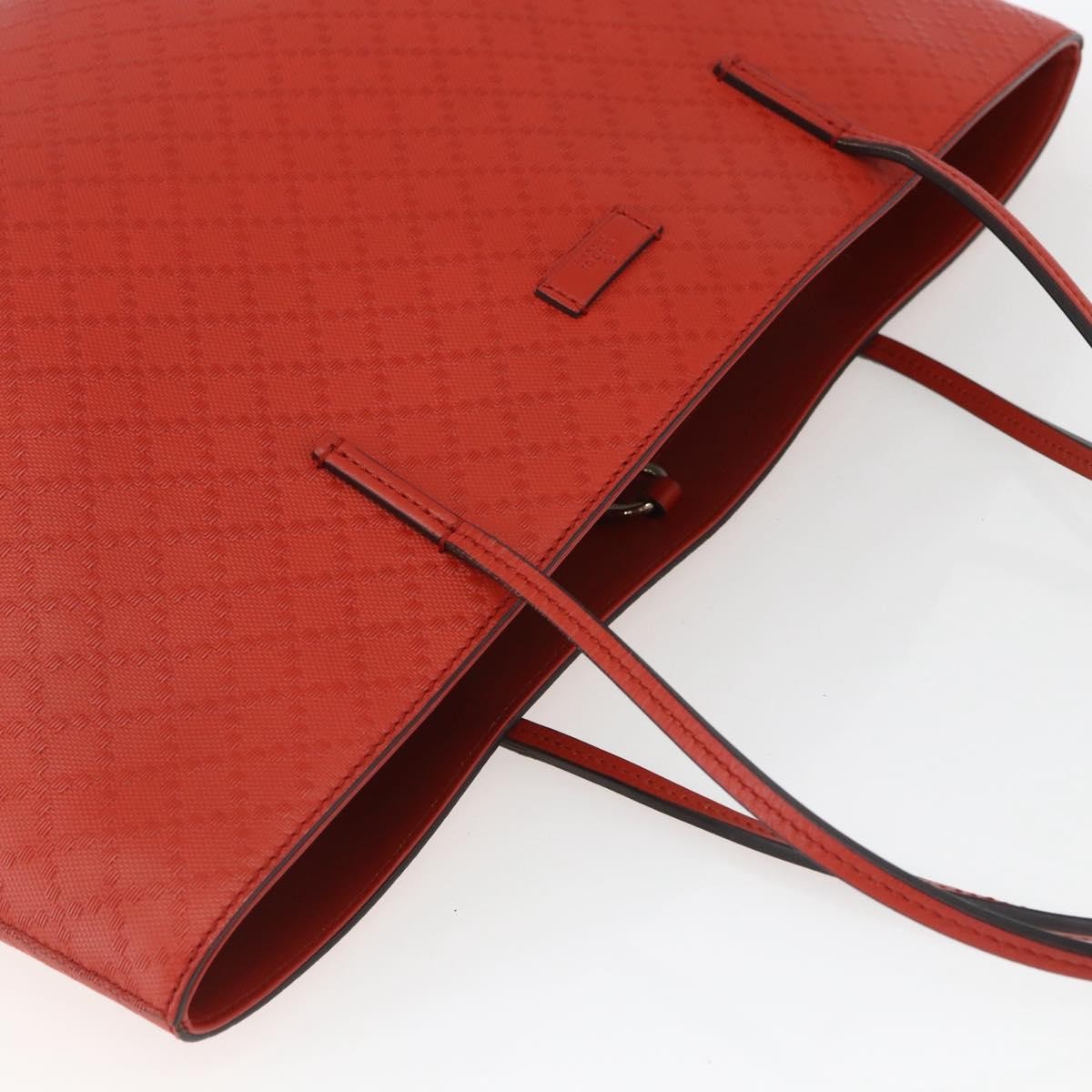 Gucci Bright Diamante Leather, Red, Leather, Tote Bag