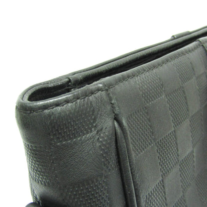 Louis Vuitton Tadao Damier Infini Leather, Black, Leather, Handbag