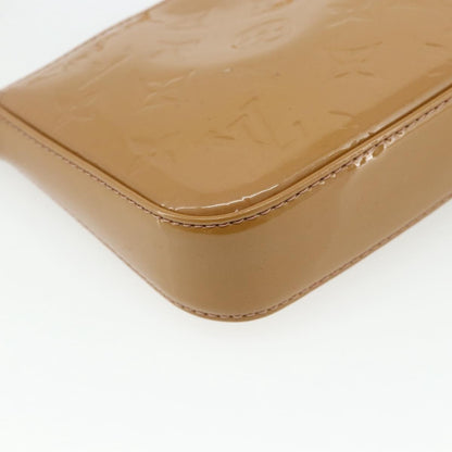Louis Vuitton Pochette Accessoires NM Monogram Vernis, Brown, Patent Leather, Clutch