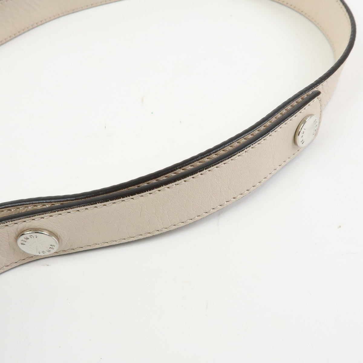Fendi Selleria By The Way Satchel Leather, Neutral, Leather, Handbag