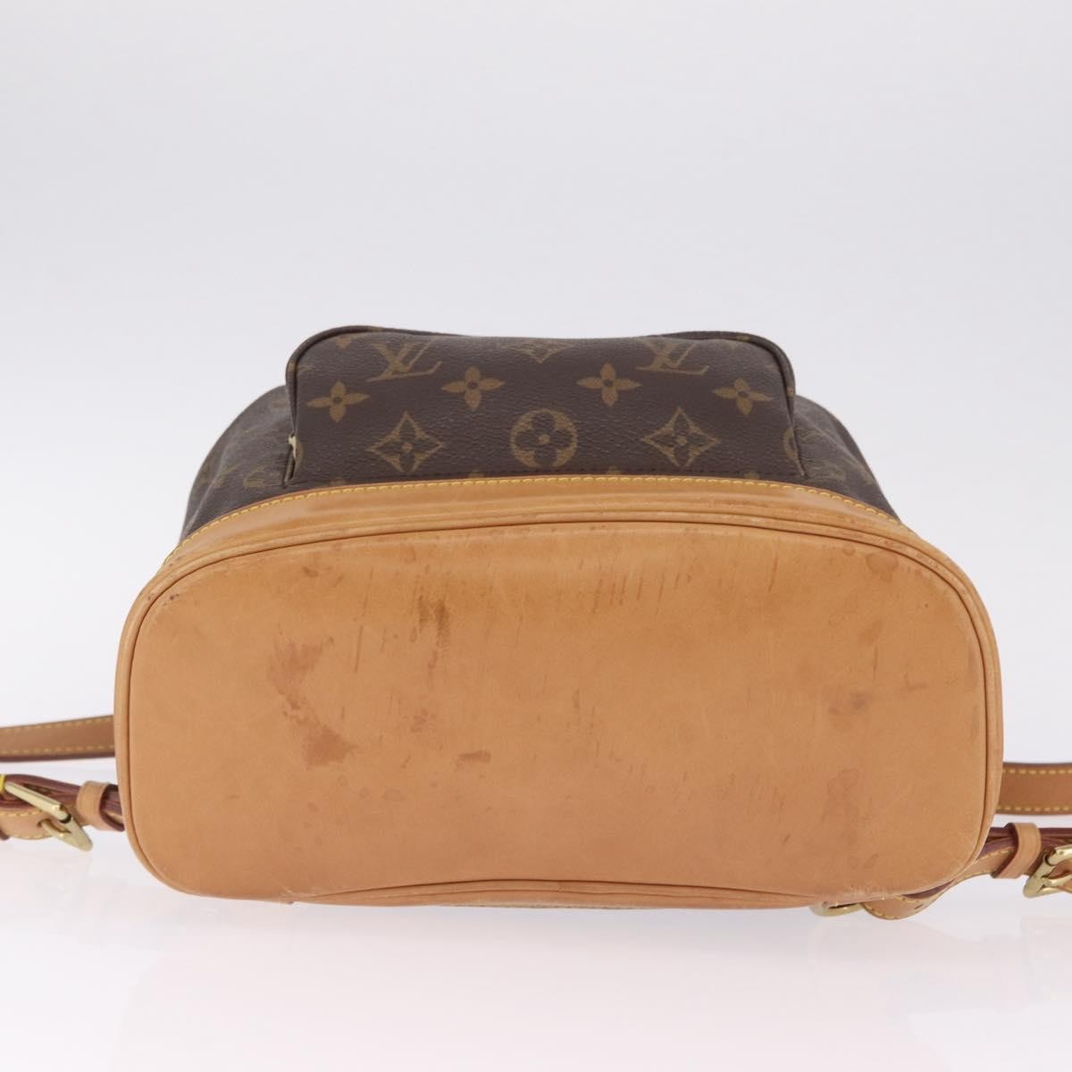 Louis Vuitton Vintage Montsouris Monogram Canvas, Brown, Canvas, Backpack