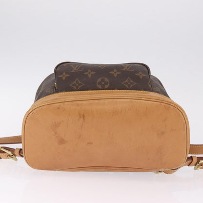 Louis Vuitton Vintage Montsouris Monogram Canvas, Brown, Canvas, Backpack