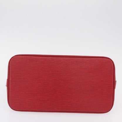 Louis Vuitton Alma Epi Leather, Red, Leather, Handbag