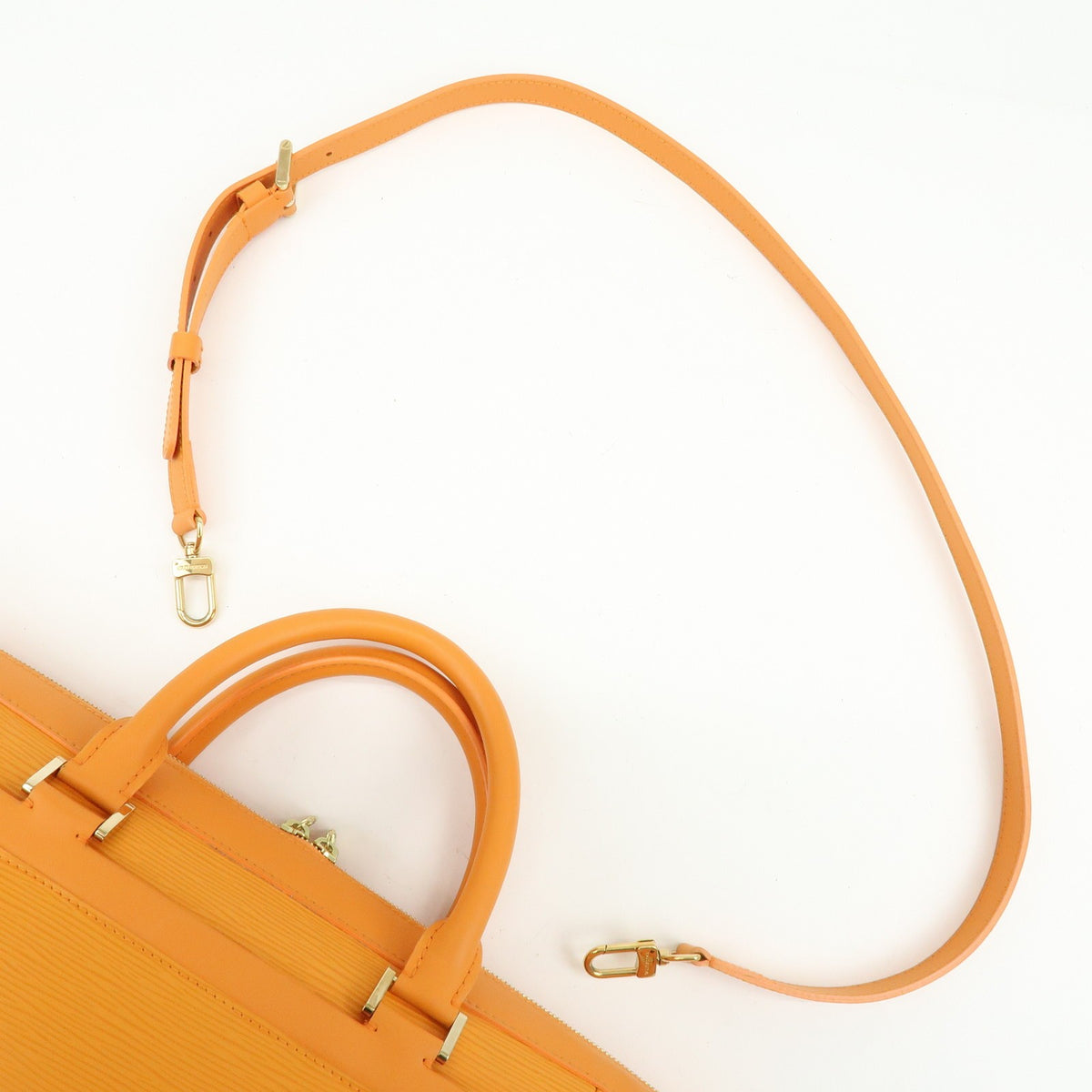 Louis Vuitton Dhanura Epi Leather, Orange, Leather, Handbag