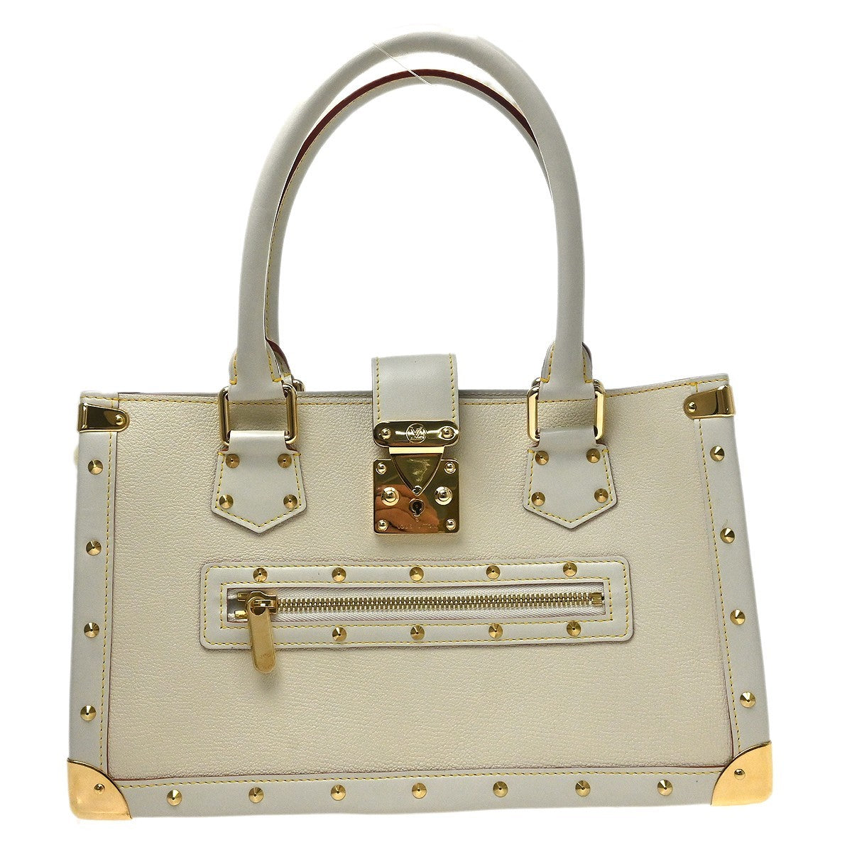 Louis Vuitton Suhali Le Fabuleux Leather, White, Leather, Handbag