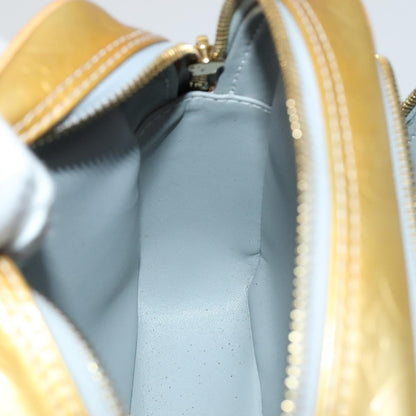 Louis Vuitton Wooster Monogram Vernis, Yellow, Patent Leather, Handbag