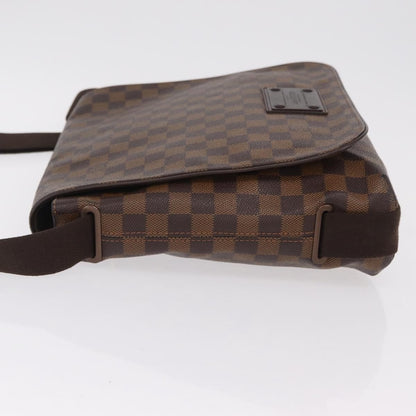 Louis Vuitton Brooklyn Damier, Brown, Canvas, Shoulder Bag