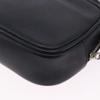 Saint Laurent Classic Monogram Blogger Patch Embellished Leather, Black, Leather, Crossbody Bag