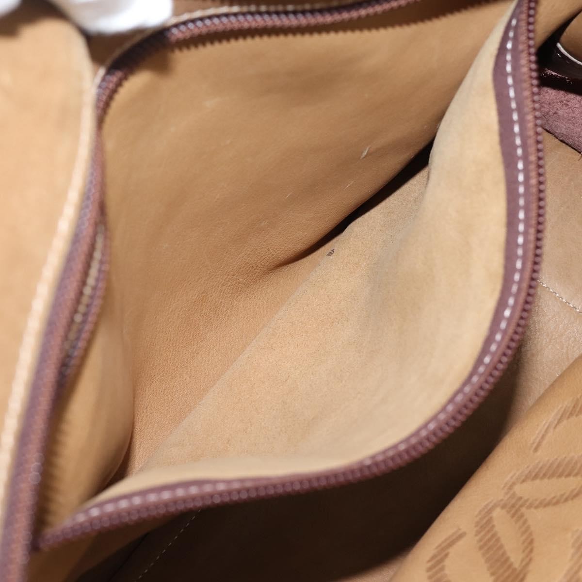 Loewe Amazona Suede, Beige, Suede, Handbag