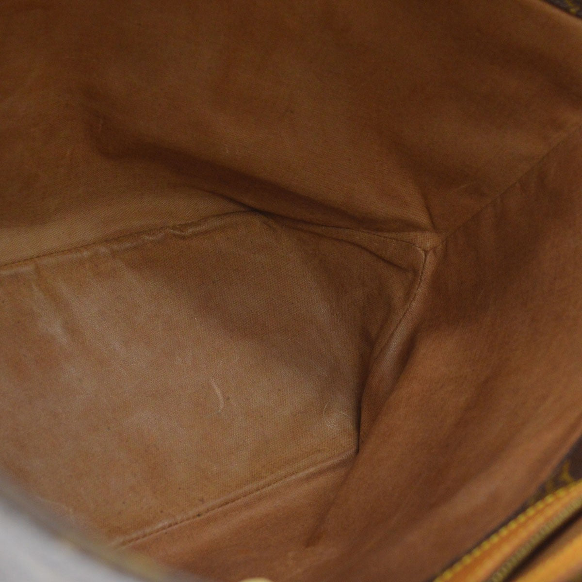 Louis Vuitton Shopping Sac Monogram Canvas, Brown, Canvas, Handbag