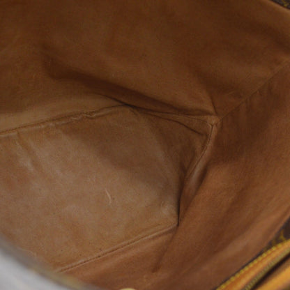 Louis Vuitton Shopping Sac Monogram Canvas, Brown, Canvas, Handbag