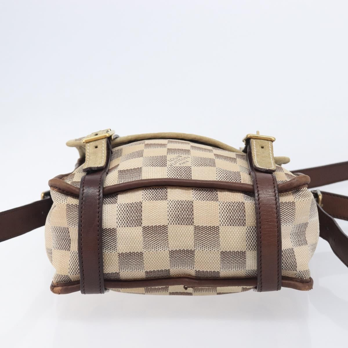 Louis Vuitton Trotteur Damier Lune, White, Canvas, Handbag