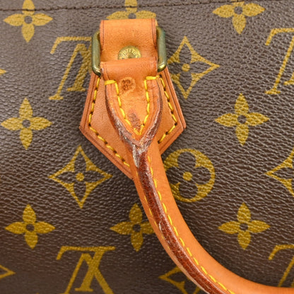 Louis Vuitton Speedy Monogram, Brown, Canvas, Handbag