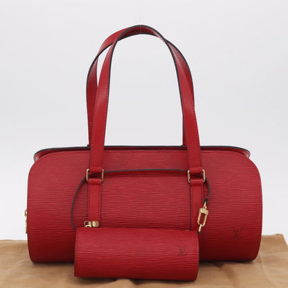 Louis Vuitton Soufflot Epi Leather, Red, Leather, Tote Bag